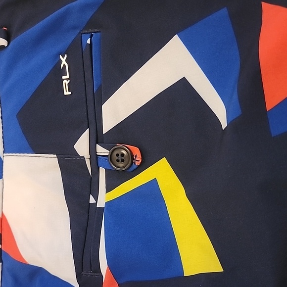 RLX Ralph Lauren Geometric Graphic Design Men’s Golf Pants Size 32x32 ⛳️ - Picture 3 of 7
